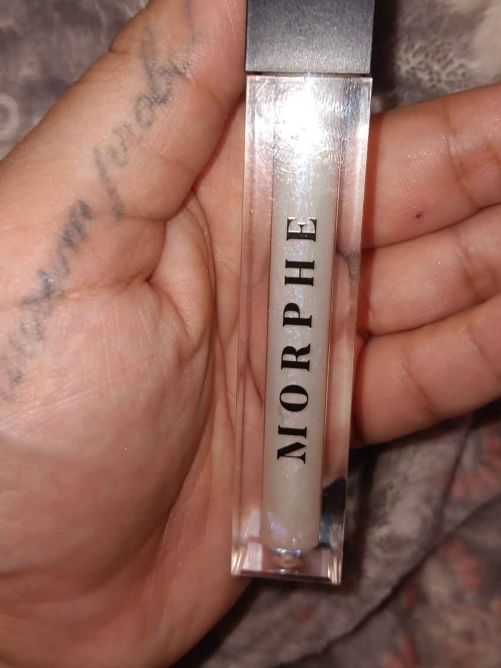 Morphe Iridescent Pearl Shimmer Lip Gloss - Sheer Opal